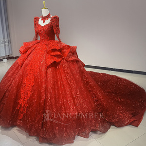 Dw0174 חמוד ערב שמלה אדומה מובחרות שרוכים שרוכים בחזרה לארועים מיוחדים שמלת כלה jancבמבר - Product Image 6