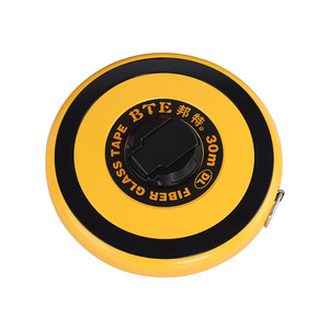 BTE Fiber Glass Tape Measure 30M Self Winding Push Button Lock Metric Measuring Tool - Product Image 1
