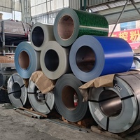 Bobine d'acier PPGI 0,35 mm 0,4 mm 0,5 mm, tôle d'acier prélaquée PE, largeur 1000 mm pour la fabrication de tôles de toiture ondulées