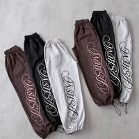 Pantalon de survêtement personnalisé pour homme, imprimé DTG, coupe ample, molleton de coton mi-lourd, taille élastique mi-haute avec cordon de serrage, style streetwear décontracté