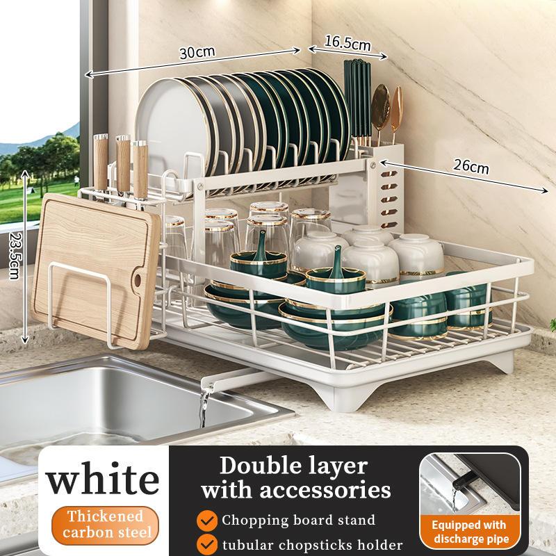 White-double layer [with accessories]]