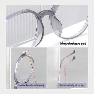 <span class=keywords><strong>2025</strong></span>新着TRメタルミックス光学メガネフレーム-すべての顔にスタイリッシュで耐久性があり流行のデザイン - Product Image 4