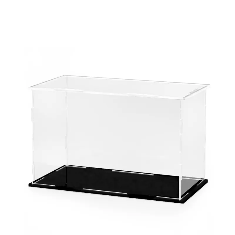 Acrylic hiển thị hộp triển lãm UV chặn chống bụi UV kháng tùy chỉnh hiện đại Showcase cho con số Xe Mô Hình Bộ sưu tập