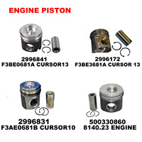 Pièces de rechange pour moteur Cursor 13 11 8 9 10 : segments de piston, chemise de cylindre, bielle, coussinet de vilebrequin