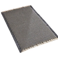 Tapis de bain carré uni en tissu gaufré, absorbant et antidérapant, pour salle de bain et entrée de toilettes, produit transfrontalier best-seller