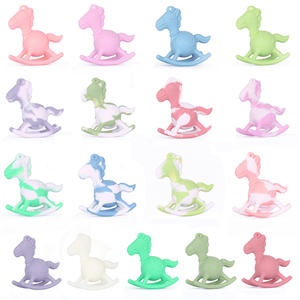 <span class=keywords><strong>Mordedor</strong></span> de silicona suave <span class=keywords><strong>para</strong></span> bebé, bonito juguete de sonajero de mano, chicle con sonido anticomida, compañero de dentición <span class=keywords><strong>para</strong></span> bebé - Product Image 2