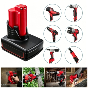Batterie Li-ion 12V pour perceuse sans fil, remplace 48-11-2412 48-11-2460 48-11-2402, compatible avec <span class=keywords><strong>Milwaukee</strong></span> <span class=keywords><strong>M12</strong></span> - Product Image 5