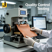 Jemery Silicone Leather Material Factory Testing Lab Durability Waterproof Metallic Stretch Surface Quality Control High Quality