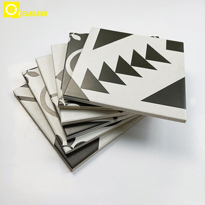 Carrelage mural de décoration <span class=keywords><strong>en</strong></span> céramique motif fleur <span class=keywords><strong>brique</strong></span> peint à la main 200x200 - Product Image 1