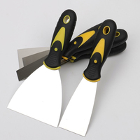 2023 plus récent outils de construction de nettoyage de sol en acier au carbone mastic grattoir couteau à mastic pour mur