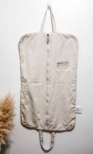 Housse de voyage pour costume ou manteau en toile de coton 100% non blanchie, housse anti-poussière pour vêtements, sac de costume en toile de coton - Product Image 3