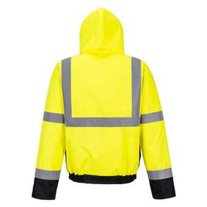 PORTWEST - S363YBRL <b>Hi</b>-<b>vis</b> two-tone <b>yellow</b>/black bomber <b>jacket</b> - EAN 5036108266999 <b>HI</b>-<b>VIS</b> WORKWEAR - Product Image 2