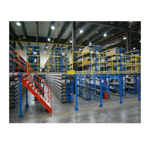 Plataforma de Acero para Almacenamiento Industrial de Alta Resistencia, Estructura de Acero para Almacenes, Soporte para Estanterías de Entrepiso - Product Image 1