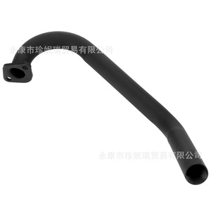 Pot d'échappement de moto Zhen Nirui 78-1 en acier inoxydable noir pour CT200U MB200 BT200X Predator 212cc Go Kart - Product Image 5