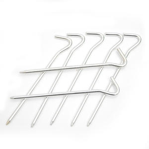 Piquets de tente en alliage d'aluminium, hexagonaux, circulaires, ultra légers, portables, résistants au vent, pour le camping en plein air - Product Image 3