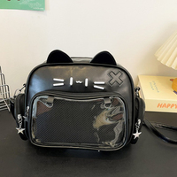 Vente en gros fenêtre transparente Ita sac à dos scolaire personnalisé personnalisé fabricant de sac Ita