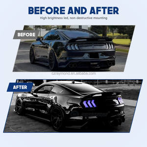 <span class=keywords><strong>Raymond</strong></span> modificato modificato Led RGB fanale posteriore posteriore per Ford Mustang 2015 2016 2017 2018 - Product Image 3