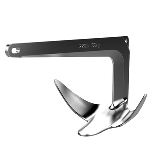 Ancre griffe Bruce en acier inoxydable 316 poli miroir pour bateau, matériel marin haute performance, offre spéciale - Product Image 1