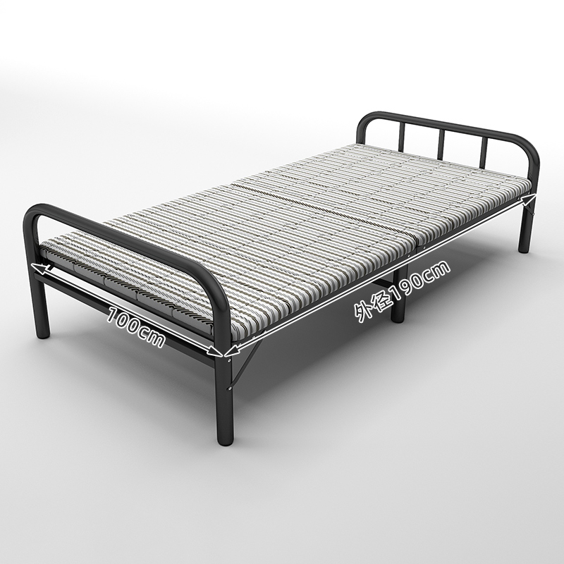 Bedroom Furniture Single Hotel Extra Folding Metal Bed