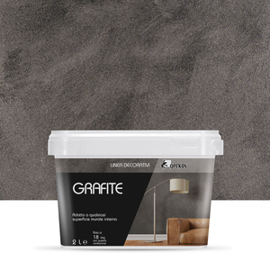 Deco Metalli Grafite Hecho en Italia Revestimiento líquido acrílico de alta adherencia para pintura de pared Interior del hogar Bueno para revestimientos de construcción - Product Image 3