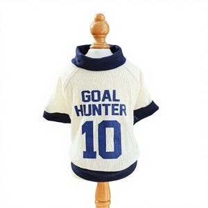 Maglia da Calcio per Animali Domestici GOAL HUNTER 10 in Cotone, Traspirante, Estiva, per Cani e Gatti di Piccola e Media Taglia, per Sport, Passeggiate e Allenamento all'Aperto - Product Image 1