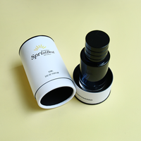 Impression personnalisée Huiles essentielles cosmétiques de luxe pour les soins de la peau Eyeliner Boîte d'emballage en tube de papier rond en carton