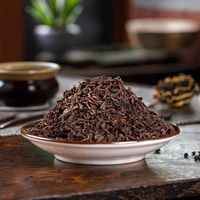 Thé foncé mûr en feuilles entières de Yunnan Pu-erh, âgé de 1 à 2 ans, de haute qualité, pour la perte de poids, la santé, la gestion du poids, la digestion, en vrac