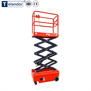 Plateforme élévatrice à ciseaux hydraulique ultra-compacte de haute qualité 4m 240kg pour entrepôt intérieur étroit – Fourniture B2B - Product Image 5