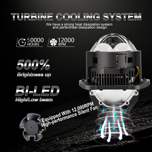 Chenlang clsc2 3 inch LED ống kính chiếu chất lượng cao 150W h4 bi Led Đèn Pha H7 LED Mini Đèn pha H8 LED đầu đèn cho xe ô tô - Product Image 4