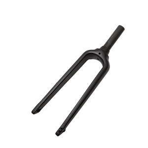 Pour <span class=keywords><strong>Brompton</strong></span> G Line vélo fourche avant <span class=keywords><strong>20</strong></span> <span class=keywords><strong>pouces</strong></span> frein à disque en Fiber de carbone à travers l'essieu M12x100mm pour le cyclisme urbain - Product Image 1