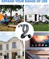 Adaptador Ethernet para Starlink Gen 3/Mini, Cable de Extensión Impermeable a Conector Hembra RJ45, Acoplador para Enrutador de Antena Starlink V3