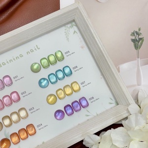 8 colori occhi di gatto Gel di vetro chiaro seta satinata di vetro perlina di vitalità <span class=keywords><strong>acqua</strong></span> <span class=keywords><strong>frizzante</strong></span> occhio di gatto Nail Art Gel smalto - Product Image 5
