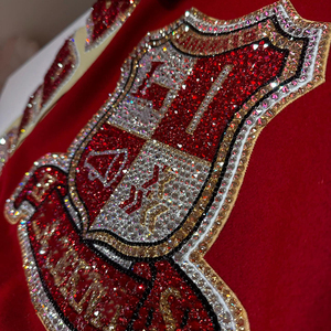 YSJY制造商定制雪尼尔刺绣标志街装莱特曼冬季轰炸机男式夹克 - Product Image 3