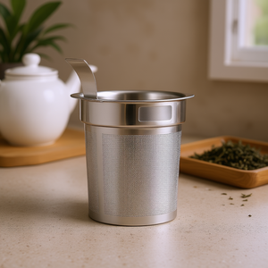 <b>Tea</b> <b>Infuser</b> Stainless Steel Mesh With Handle For Loose Leaf <b>Tea</b> Brewing - Product Image 3