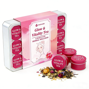 Té <span class=keywords><strong>de</strong></span> Hierbas Orgánico para Mujer en Bolsitas, Adelgazante, para una Piel Radiante, Aumenta la Energía, 24 Ingredientes Naturales, Reduce la Hinchazón, las Ojeras y el Acné - Product Image 1