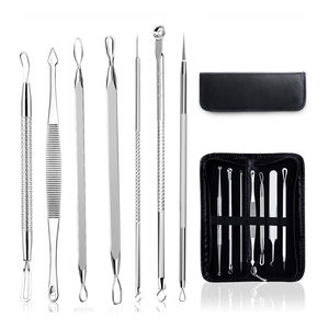 Stainless Steel <b>Vacuum</b> <b>Blackhead</b> & Whitehead Pimple Extractor Acne <b>Removal</b> Kit for Face Skin Care - Product Image 1