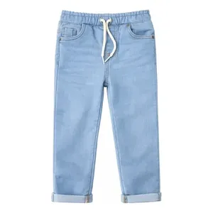 กางเกงยีนส์เด็กทรงตรงเอวกลาง ระบายอากาศได้ดี สีอ่อน 5 กระเป๋า ยี่ห้อ Adrenaline Boys - Product Image 2