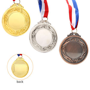 Cinta de medallas de Metal dorado personalizada al por mayor de fábrica para premios deportivos para estudiantes graduación para personalizar <span class=keywords><strong>el</strong></span> <span class=keywords><strong>nombre</strong></span> medallas artesanales de Metal - Product Image 3