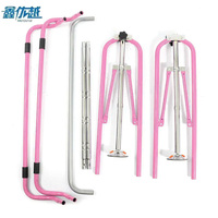 Barre horizontale pliable réglable en hauteur, équipement d'entraînement portable pour la gymnastique des enfants