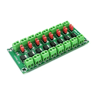 Optocoupleur 817, carte d'isolation de tension à 8 canaux, module adaptateur de contrôle de tension, module d'isolation optoélectronique - Product Image 1