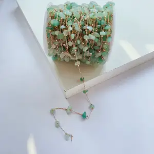 Chaînes de pierre colorées naturelles irrégulières chaînes de perles d'opale mélangées pour collier boucles d'oreilles fournitures accessoires de fabrication de bijoux à bricoler soi-même