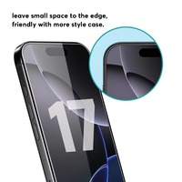 3-Pack Full HD 2.5D Full-Cover Verre trempé pour iPhone 17 / 16 / 15 Pro Max Protection d'écran anti-rayures