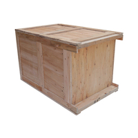 Caisses en bois empilables personnalisées d'entreposage de port de crat d'expédition pour l'emballage caisse en bois d'exportation de commerce extérieur avec couvercle