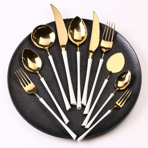 BESTA Bộ đồ ăn 304 thép không gỉ vàng thiết lập dao kéo cho Đảng - Product Image 5