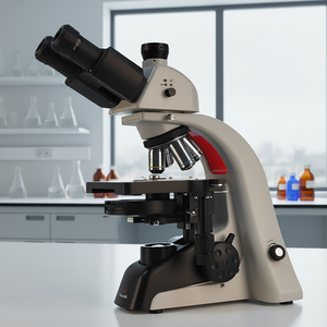 Microscope biologique trinoculaire professionnel <span class=keywords><strong>Phenix</strong></span> PH100-3A41LPL 40X-1600X à champ foncé, option médicale, pour laboratoire - Product Image 3