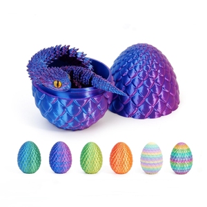 Juguete de Serpiente Articulada con Forma de Huevo de Dragón Víbora de Pascua, Impreso en 3D, Personalizado, el Más Vendido, Novedad y Regalo Divertido para Niños, Venta al por Mayor - Product Image 4