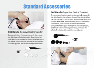 เครื่องอินดิบา เทคาร์ 448 กิโลเฮิรตซ์ สำหรับการเผาผลาญไขมันส่วนเกิน กระชับสัดส่วนด้วยคลื่นวิทยุ CET RET ความร้อนลึก ไดอะเทอร์มี เทคาร์ เครื่องเสริมความงาม - Product Image 3