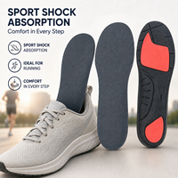 Plantillas Deportivas para Correr para Hombre, Plantillas Atléticas con Absorción de Impactos para Correr, Baloncesto y Entrenamiento, Soporte de Arco Neutro