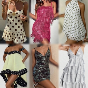 Robe d'été pour femme, robe décontractée sans manches, robe moulante d'été pour femme, soldes - Product Image 1