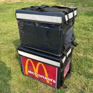 Zaino Borsa Termica Impermeabile Commerciale da 32L 48L per Consegna Cibo con Logo Personalizzato, per Pizza Calda Stile Just Eat con Luce Posteriore per Scooter - Product Image 5